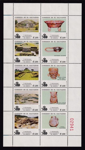500 years quincentennial sheet - 500,